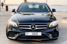 Siyah Mercedes Benz E200 2019 for rent in Dubai 3